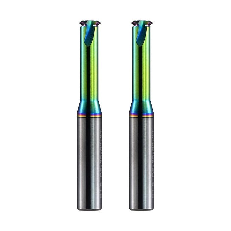 2140-58° metric single tooth aluminum with colorful thread milling cutter tungsten carbide milling cutter machining center carbide end mill Shandong Denso Pricision Tools Co.,Ltd.